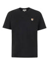 Fox Head Patch Classic Short Sleeve T-Shirt Black - MAISON KITSUNE - BALAAN 3