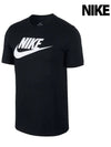 Futura Icon Short Sleeve T-Shirt Black - NIKE - BALAAN 2