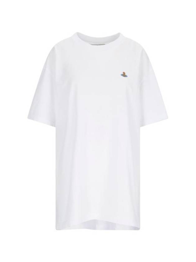 Orb Logo Classic Short Sleeve T-Shirt White - VIVIENNE WESTWOOD - BALAAN 1