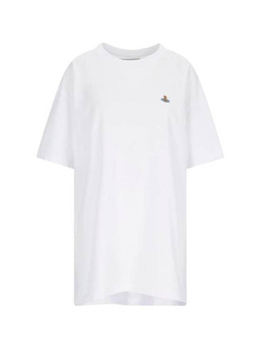 Orb Logo Classic Short Sleeve T-Shirt White - VIVIENNE WESTWOOD - BALAAN 1