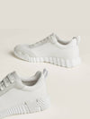 Bouncing Sneakers Mesh Suede Goatskin Blanc - HERMES - BALAAN 5