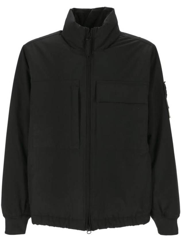 Soft Shell Pocket Jacket Black - STONE ISLAND - BALAAN 1