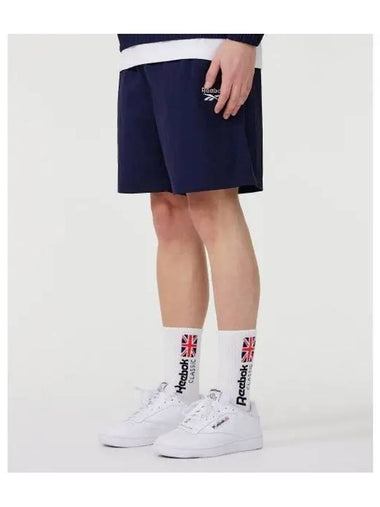 Vector Logo Essential Shorts Dark Navy - REEBOK - BALAAN 1