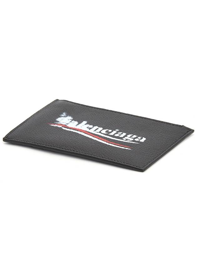 Wave Logo Card Wallet Black - BALENCIAGA - BALAAN 4