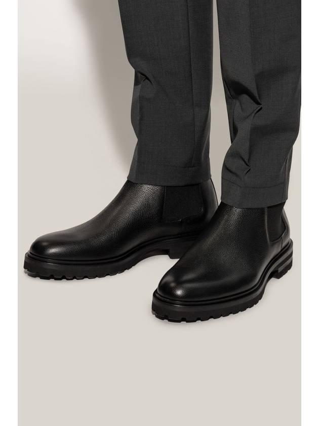 Dolce & Gabbana Leather Ankle Boots, Men's, Black - DOLCE&GABBANA - BALAAN 2