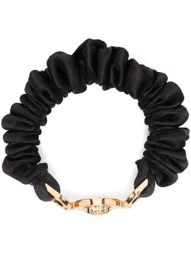 Medusa Head Scrunchie Black - VERSACE - BALAAN 1