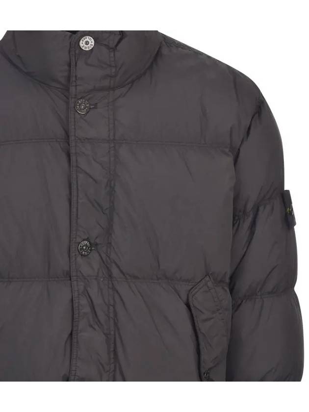 Garment Dyed Crinkle Reps Down Padding Black - STONE ISLAND - BALAAN 5