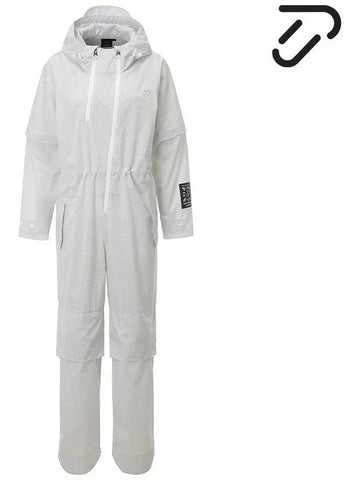 Ripstop Square Rain Jumpsuit IPL3ARS856 WH - IJP DESIGN - BALAAN 1