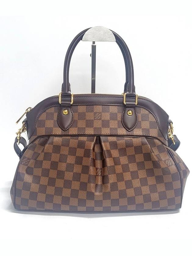 Louis Vuitton Brown Canvas Damier Trevi PM Shoulder Bag N51997 - LOUIS VUITTON - BALAAN 2