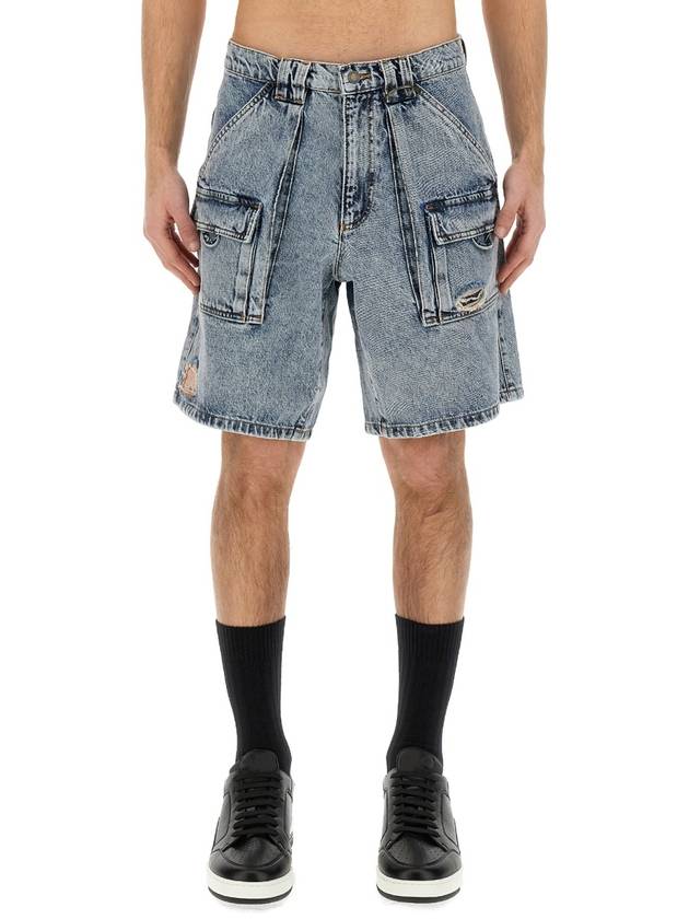 short pants 03420282 DENIM - MOSCHINO - BALAAN 2