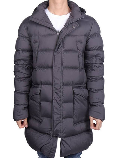 Hooded Down Padding Grigio - HERNO - BALAAN 1