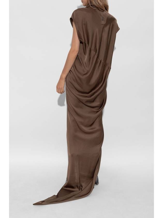 Rick Owens Dress Edfu, Women's, Brown - RICK OWENS - BALAAN 4