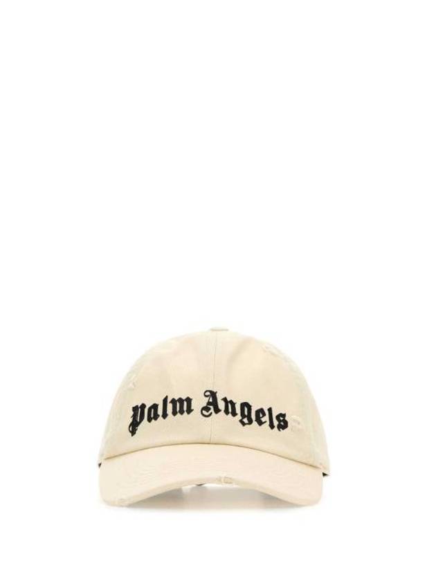 Logo Ball Cap Ivory - PALM ANGELS - BALAAN 2