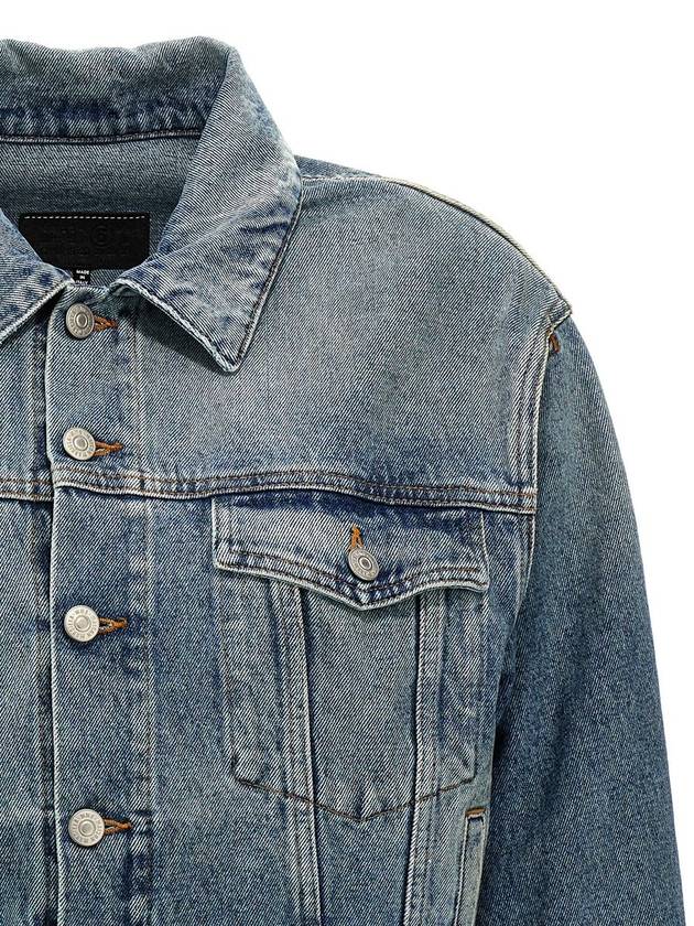 Mm6 Maison Margiela Cut-Out Denim Jacket - MAISON MARGIELA - BALAAN 4