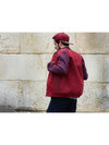 016143806253MM Tech Fleece Varsity JacketBurgundy - NIKE - BALAAN 3