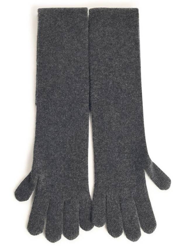 Max Mara 'Timor' Grey Cashmere Gloves - MAX MARA - BALAAN 1