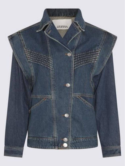 Hamon Denim Jacket Faded Blue - ISABEL MARANT - BALAAN 2