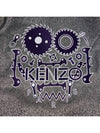 5SW062 AG silver pearl brushed sawtooth embroidery sweatshirt - KENZO - BALAAN 5