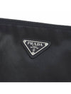 Re-Nylon Zipper Clutch Bag Black - PRADA - BALAAN 8