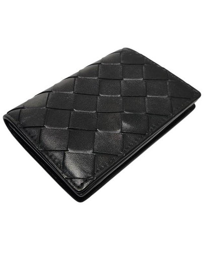 667141 Black Intrecciato Card Business Holder - BOTTEGA VENETA - BALAAN 2