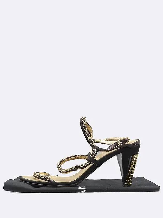 Smith Market used luxury goods black sandals women s shoes - CHANEL - BALAAN 1