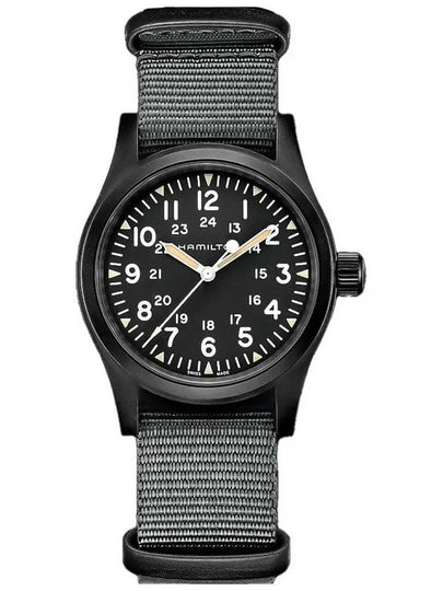 Khaki Field Mechanical 38mm Watch Black - HAMILTON - BALAAN 2