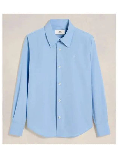 De Coeur Classic Long Sleeve Shirt Blue - AMI - BALAAN 2