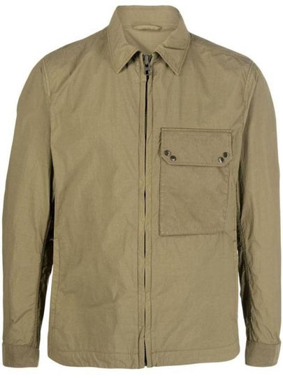 Pocket Zip-Up Mid Layer Jacket Khaki - TEN C - BALAAN 2