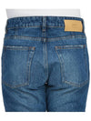 Men's Logo Patch Jean Blue - AMI - BALAAN 8