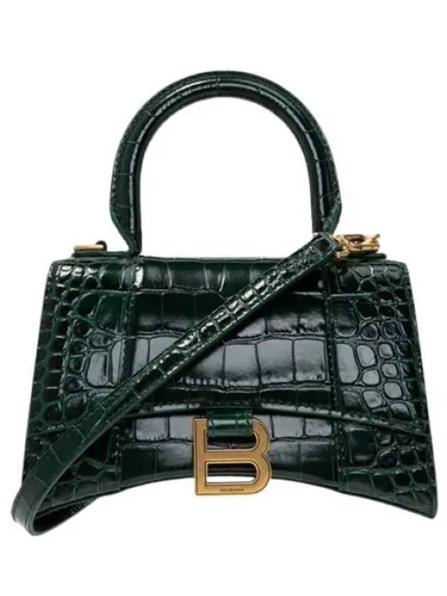 Hourglass XS Tote Bag Forest Green - BALENCIAGA - BALAAN 2