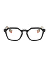 Eyewear Square Horn-Rim Eyeglasses Black - BURBERRY - BALAAN 1