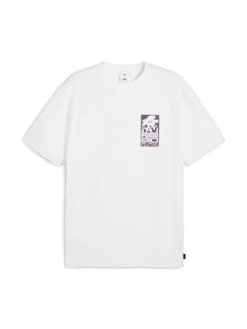 x Perks Mini Graphic Short Sleeve T Shirt White 624070 02 - PUMA - BALAAN 1