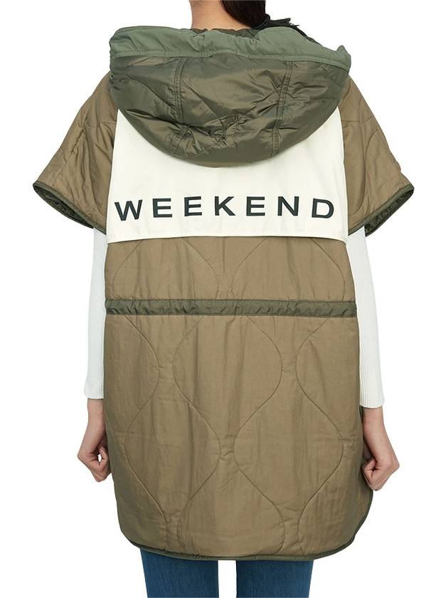 Weekend Egemone Reversible Padded Cape Green - MAX MARA - BALAAN 4