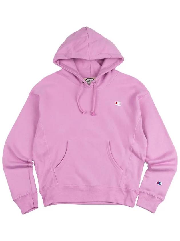 Reverse Weave C Small Logo Women s Hoodie Paper Orchid GF757 Y06145 CBS - CHAMPION - BALAAN 2