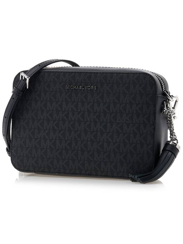 Ginny Medium Logo Cross Bag Black - MICHAEL KORS - BALAAN 3