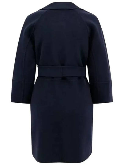 Arona Virgin Wool Coat Navy 29016111600 012 - MAX MARA - BALAAN 2