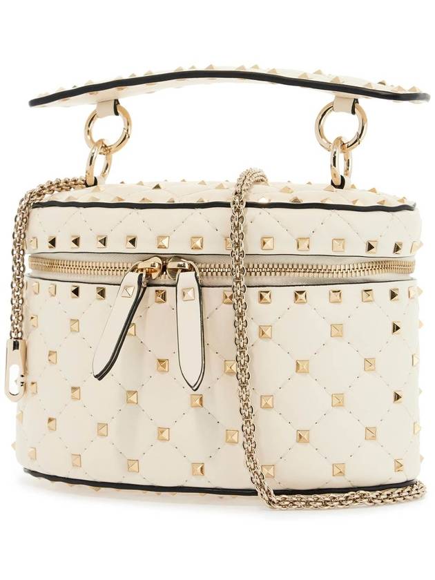 light ivory leather cylinder bag with chain - VALENTINO - BALAAN 3