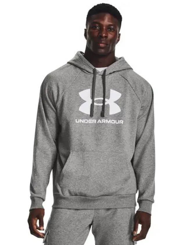 Rival Fleece Logo Hoodie 1379758 025 - UNDER ARMOUR - BALAAN 1