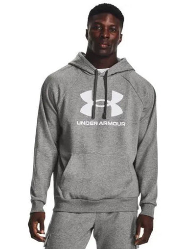 Rival Fleece Logo Hoodie 1379758 025 - UNDER ARMOUR - BALAAN 1