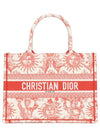 Dioriviera Book Medium Tote Bag Coral - DIOR - BALAAN 2