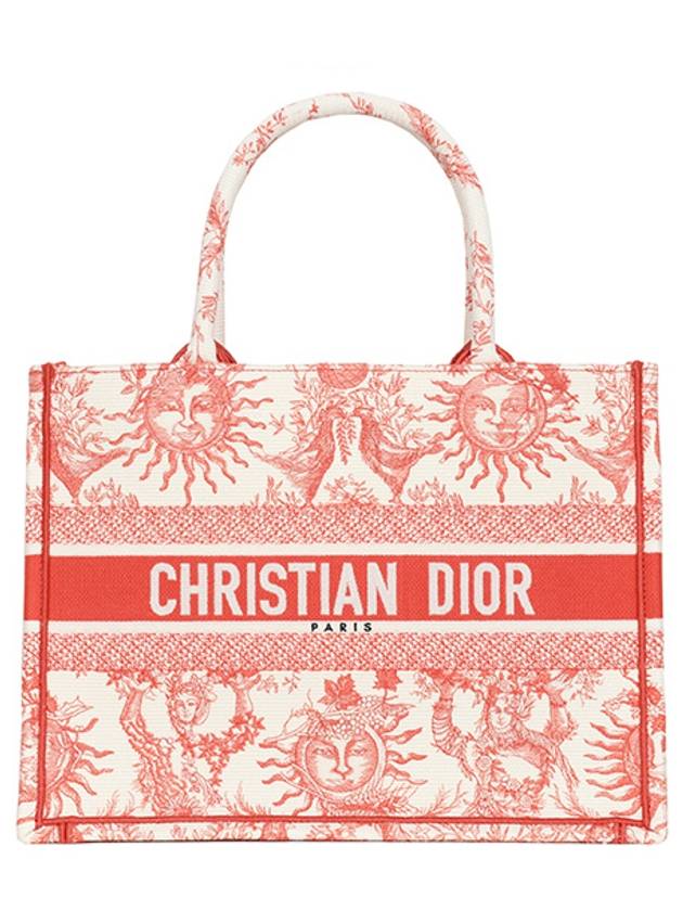 Dioriviera Book Medium Tote Bag Coral - DIOR - BALAAN 2