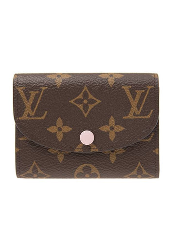 Rosalie Monogram Coin Purse Rose Ballerine - LOUIS VUITTON - BALAAN 1