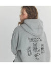 Rabbit Leslie Embroidered Hoodie Gray - CPGN STUDIO - BALAAN 1