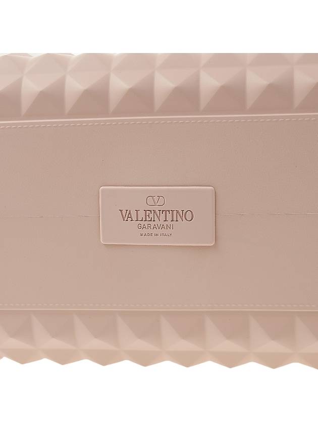 Le Troisieme Stud Pattern Rubber Tote Bag Powder - VALENTINO - BALAAN 8