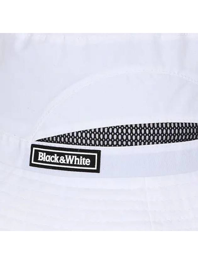 Logo Wappen Bucket Hat 8463GZSPWHITE - BLACK&WHITE - BALAAN 4