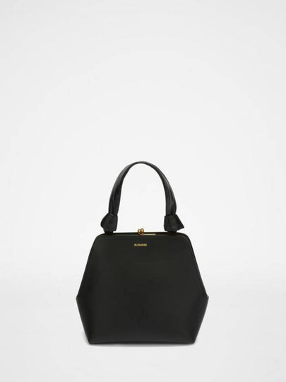 Goji Square Small Tote Bag Black - JIL SANDER - BALAAN 2