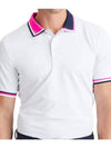 Golf TWO TONE RIB COLLAR TECH PIQU POLO G4MF23K303 SNO two-tone lip color tech pique polo - G/FORE - BALAAN 3