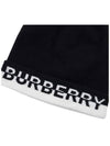 Cashmere Logo Beanie Black - BURBERRY - BALAAN 7