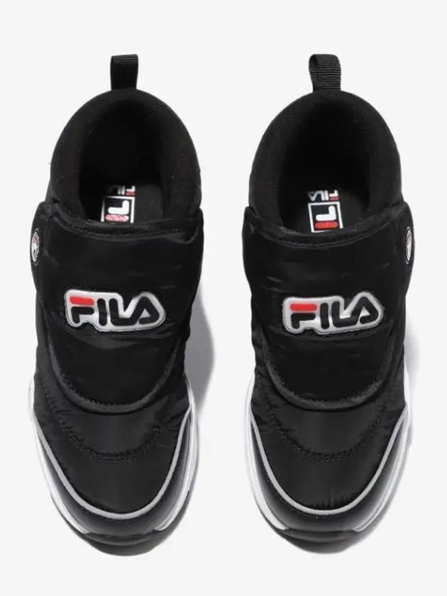 Kkumi Mid Boots Logo Black 3XM01597D 001 200 - FILA - BALAAN 4