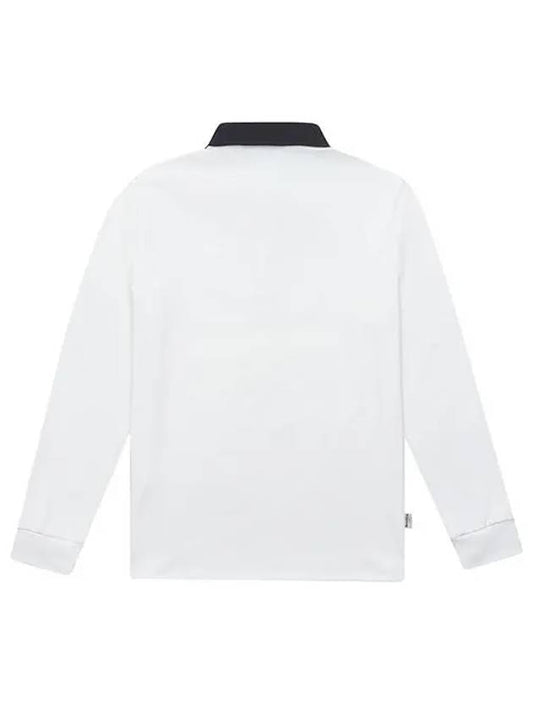 Color Matching Eri Long Sleeve T-Shirt 9312GXSPWHITE - BLACK&WHITE - BALAAN 2